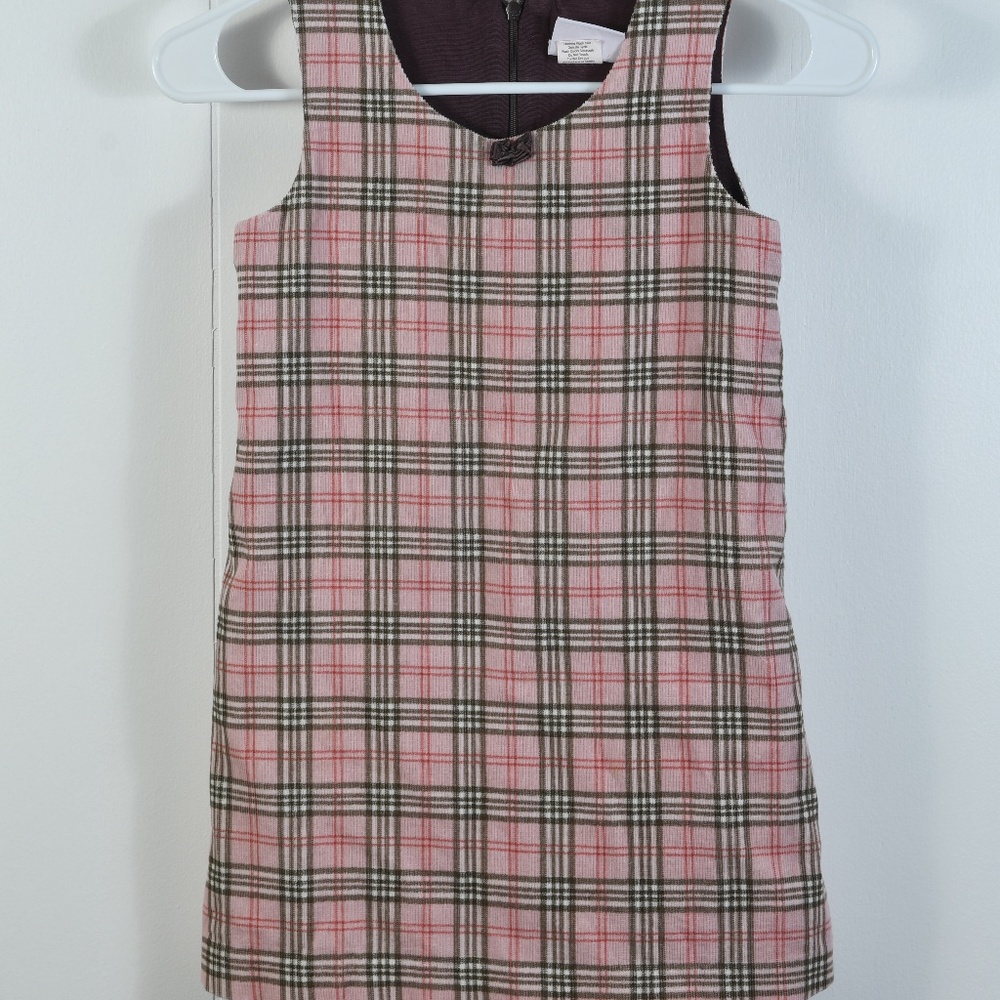 Girl's Cottontails Originals Plaid Jumper sz 6